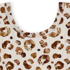 Infant & Toddler Girls Spotted Leopard Buttery Soft Viscose Made from Eucalyptus Twirl Dress
