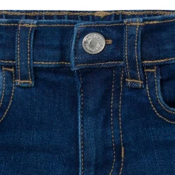 Infant & Toddler Neutral Dark Wash Denim Shorts