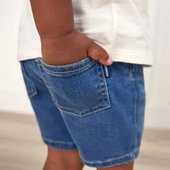 Infant & Toddler Neutral Light Wash Denim Shorts