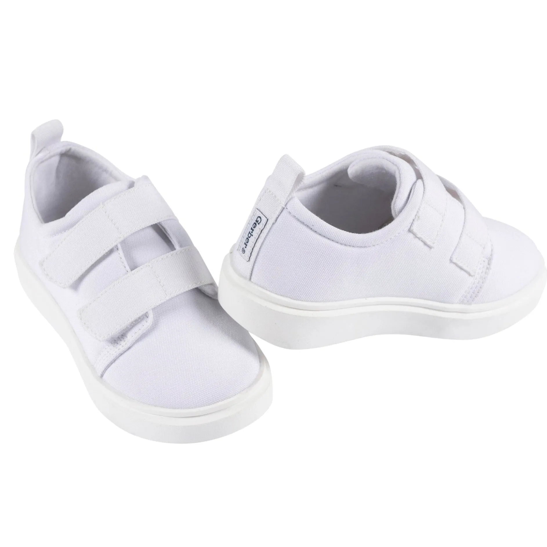 Infant & Toddler Neutral White Strap Sneaker