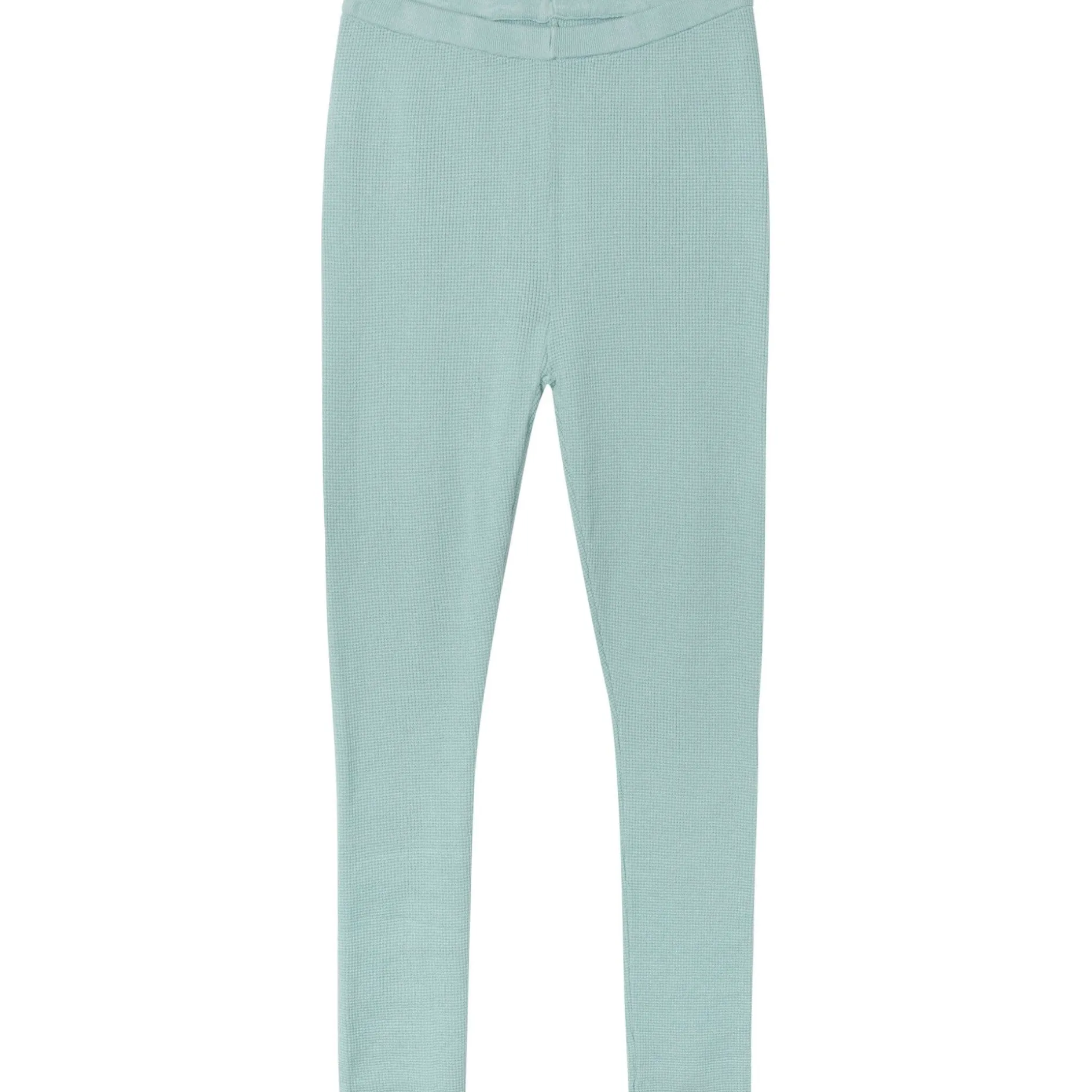 Mommy & Me 2-Piece Medium Sky Hooded Waffle Viscose Top & Legging Bundle