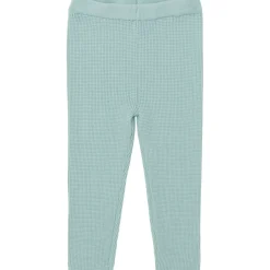 Mommy & Me 2-Piece Medium Sky Hooded Waffle Viscose Top & Legging Bundle