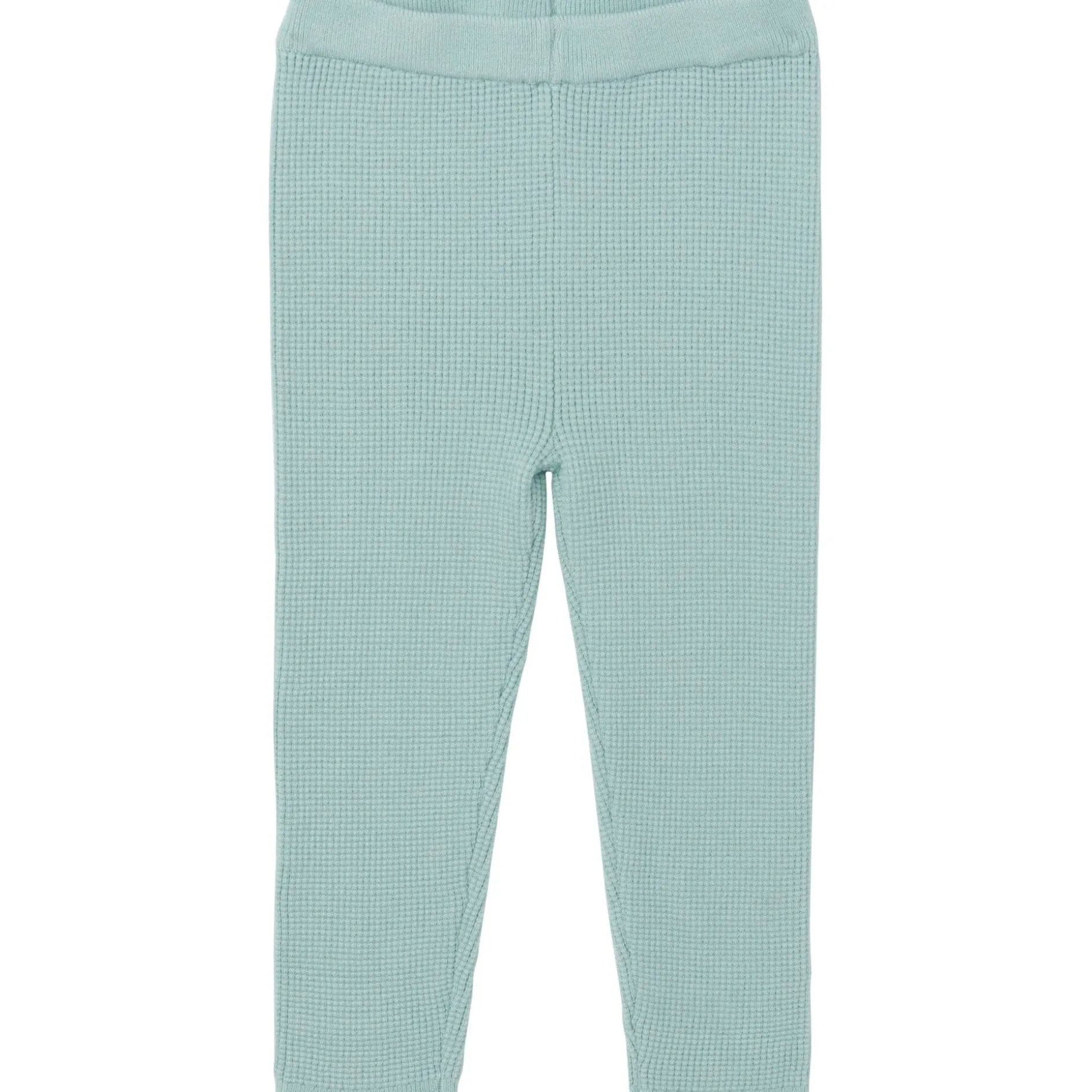Mommy & Me 2-Piece Medium Sky Hooded Waffle Viscose Top & Legging Bundle