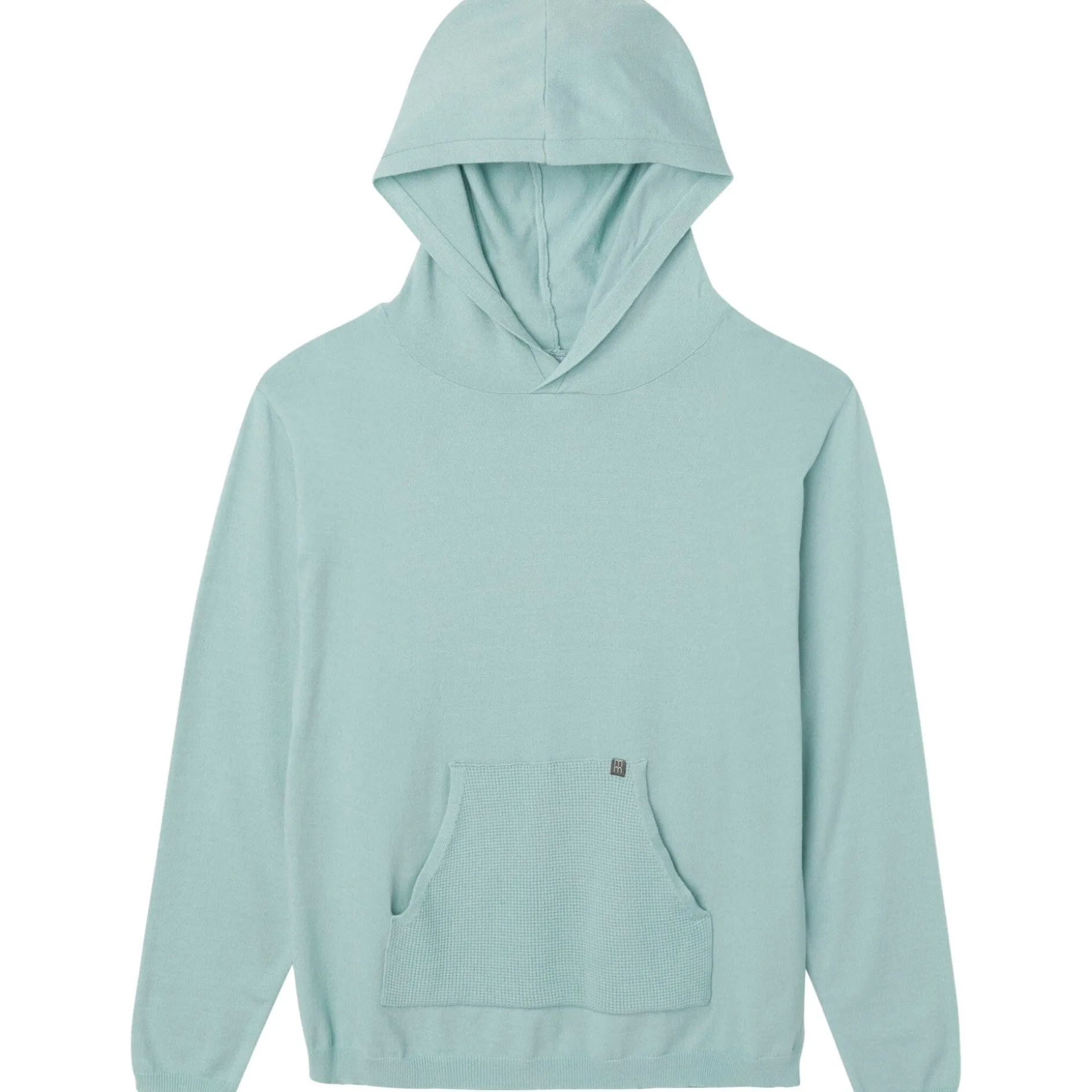 Mommy & Me 2-Piece Medium Sky Hooded Waffle Viscose Top & Legging Bundle