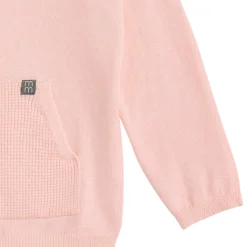Mommy & Me 2-Piece Pink Hooded Waffle Viscose Top & Legging Bundle