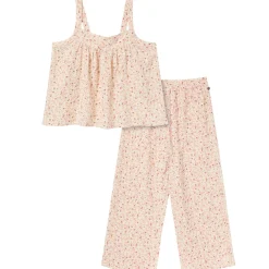 Mommy & Me Vine Floral Top & Cropped Pant Bundle