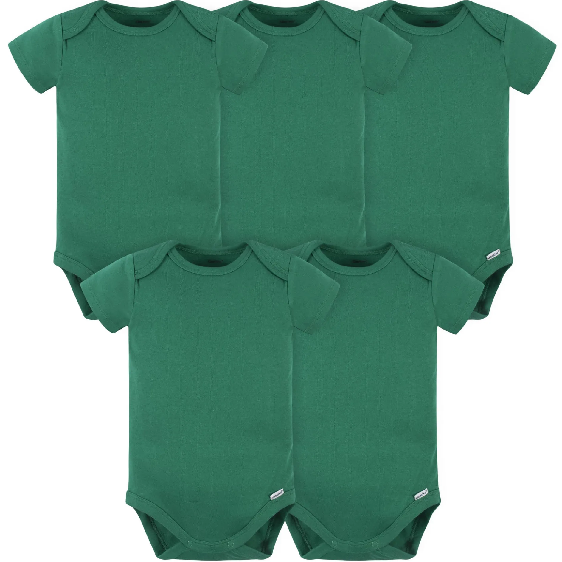 Onesies® Baby 5-Pack Green Bodysuits