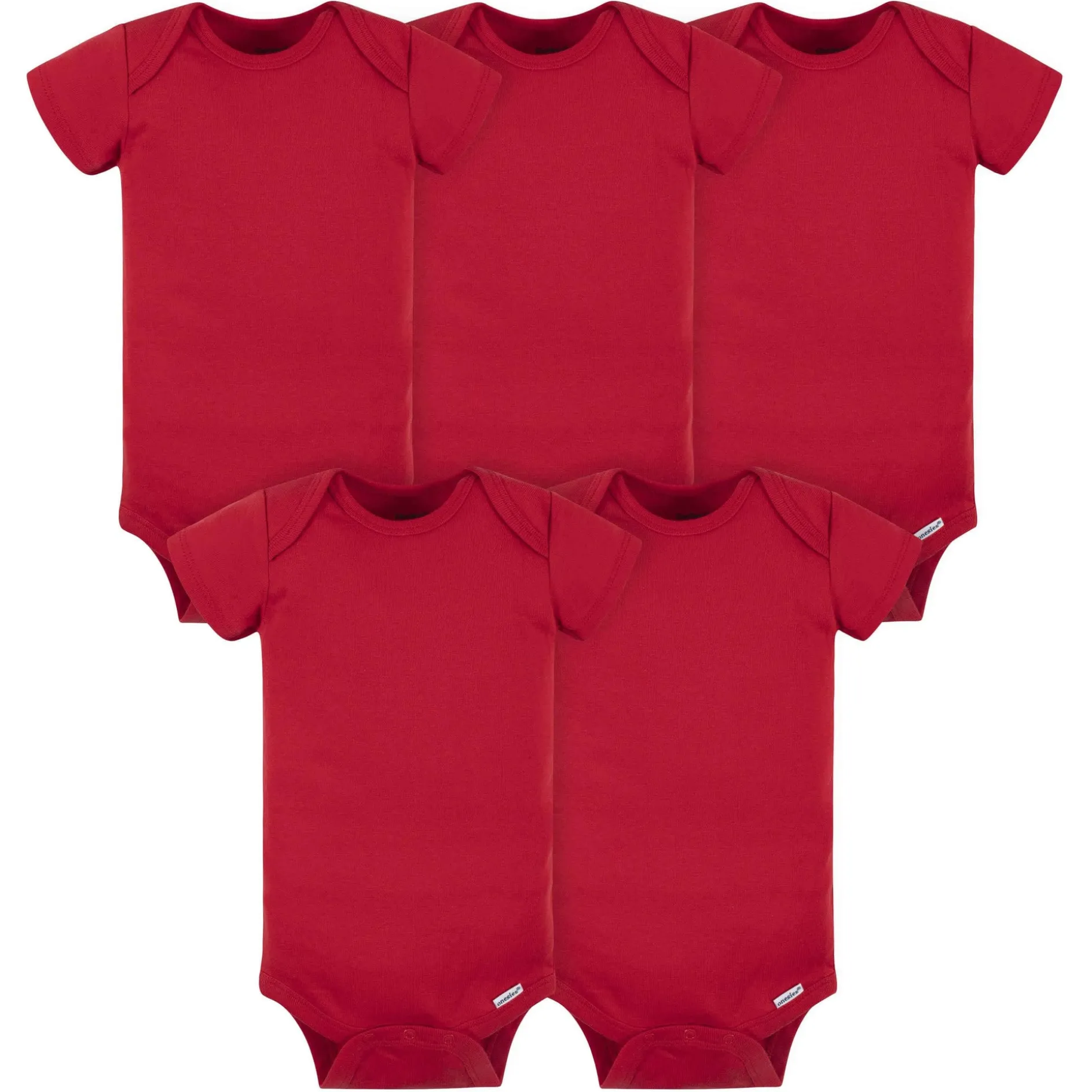Onesies® Baby 5-Pack Red Bodysuits