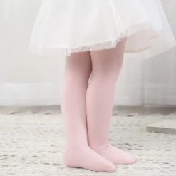 3-Pack Baby and Toddler Girls Oatmeal Heather, Ivory, and Pink Tights