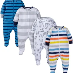 4-Pack Baby Boy Navy Puppies Sleep 'N Plays