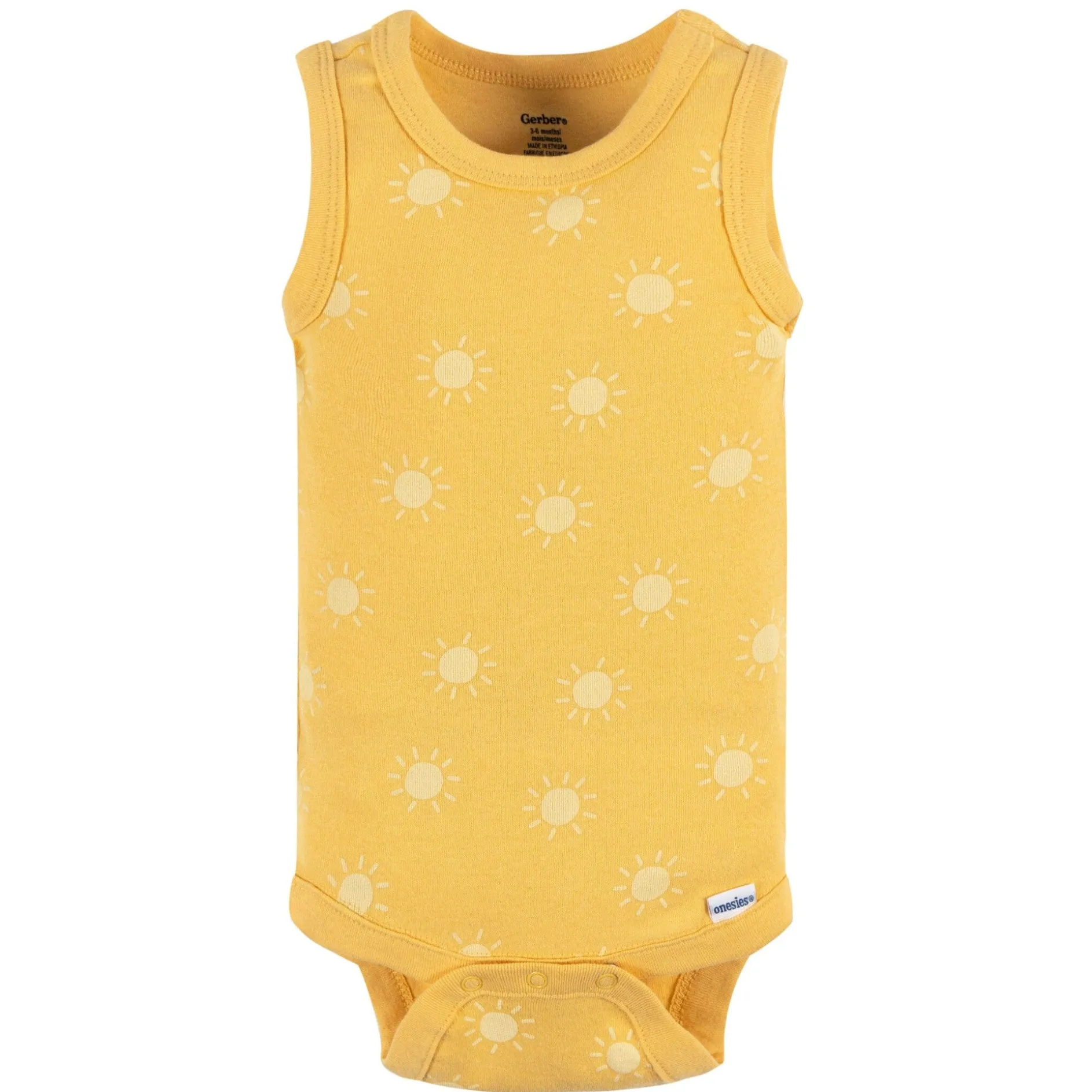 4-Pack Baby Boys Backyard BBQ Sleeveless Onesies® Bodysuits