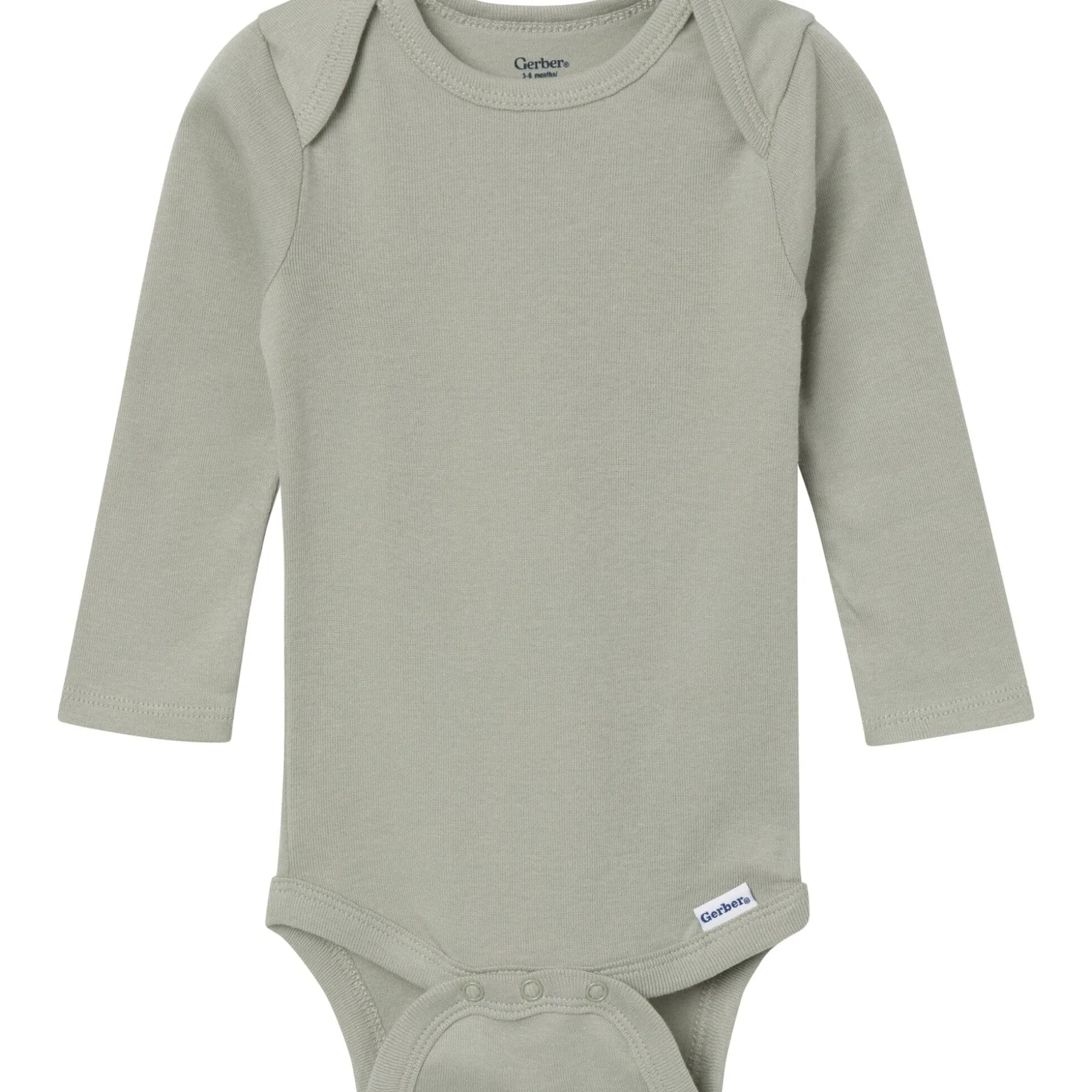 6-Pack Baby Boys Blue, Green, Brown and Yellow Long Sleeve Bodysuits
