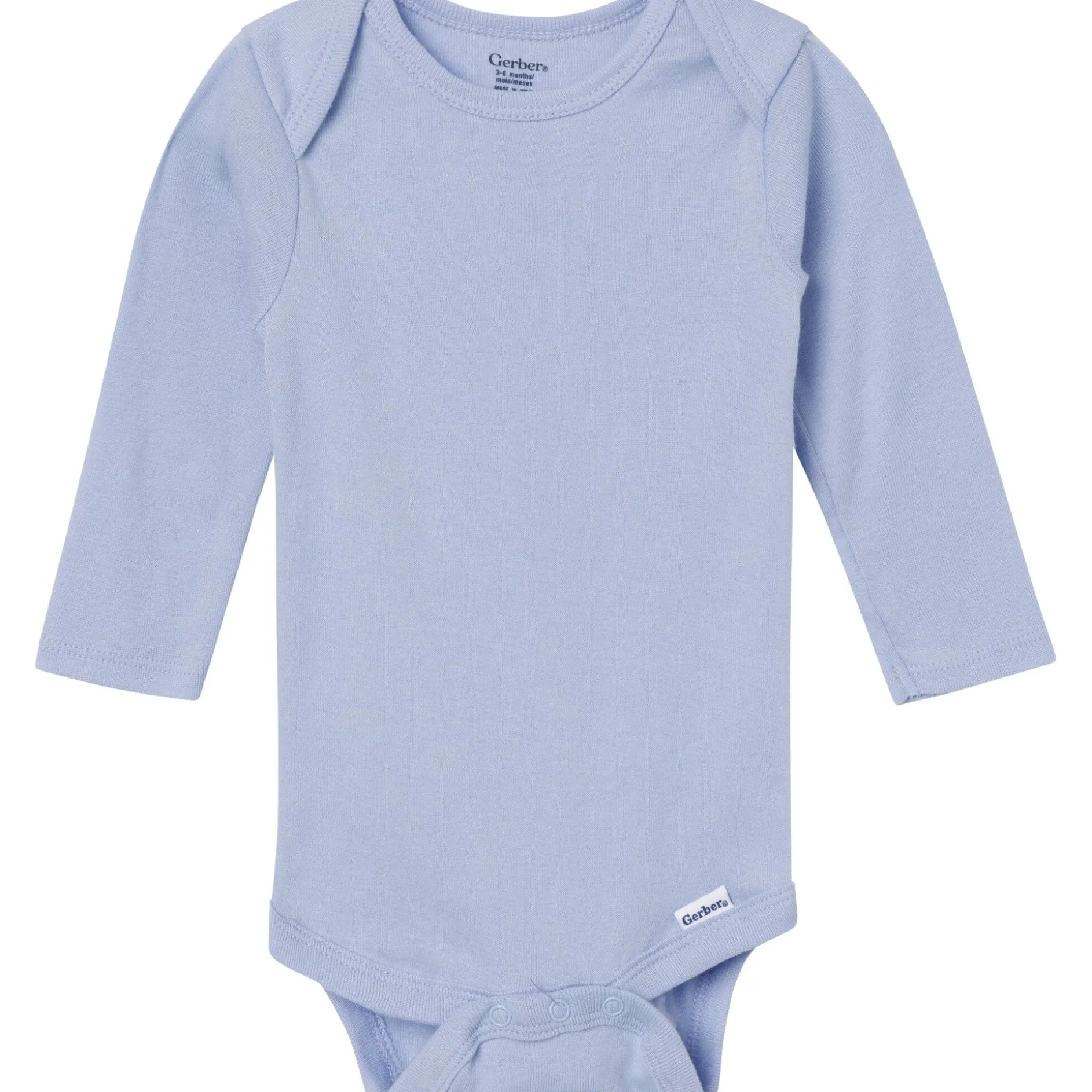 6-Pack Baby Boys Blue, Green, Brown and Yellow Long Sleeve Bodysuits