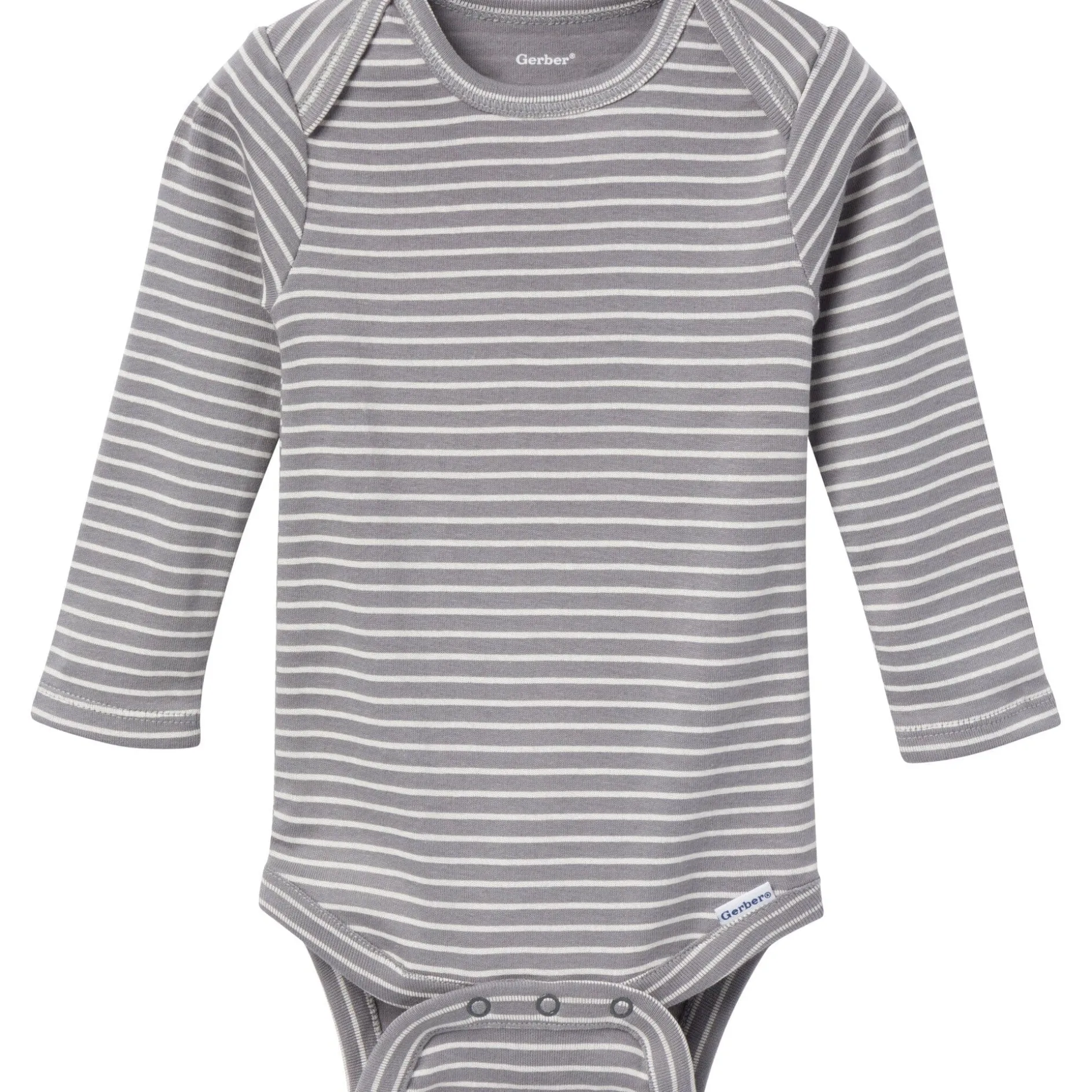 6-Pack Baby Boys Blue Plaid Bodysuits