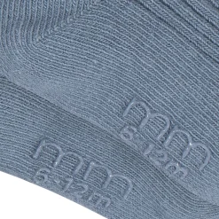 4-Pack Baby Boys Blue Rolled Cuff Ribbed Socks
