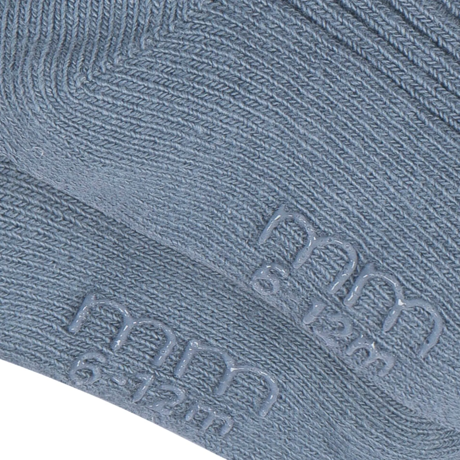 4-Pack Baby Boys Blue Rolled Cuff Ribbed Socks