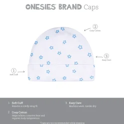 2-Pack Baby Boys Boy Stars Caps