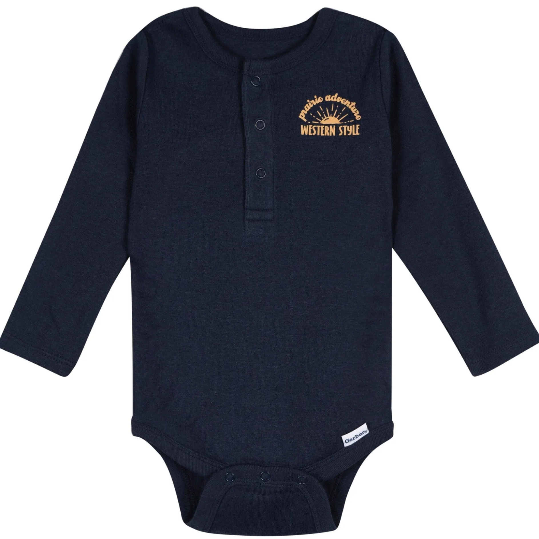 5-Pack Baby Boys Buffalo Long Sleeve Bodysuits