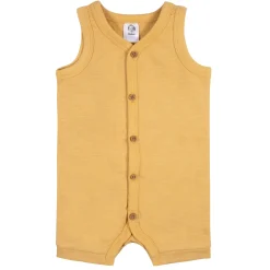 2-Pack Baby Boys Camo & Yellow Short Leg Sleeveless Romper, 0-3M
