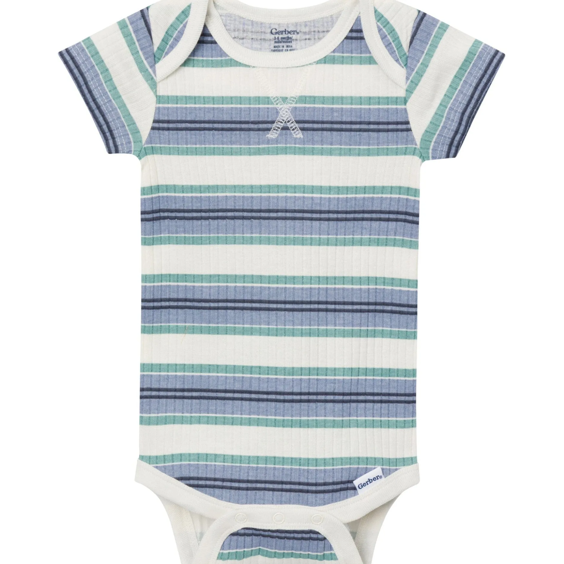 4-Pack Baby Boys Catch Me Fishing Short Sleeve Bodysuits
