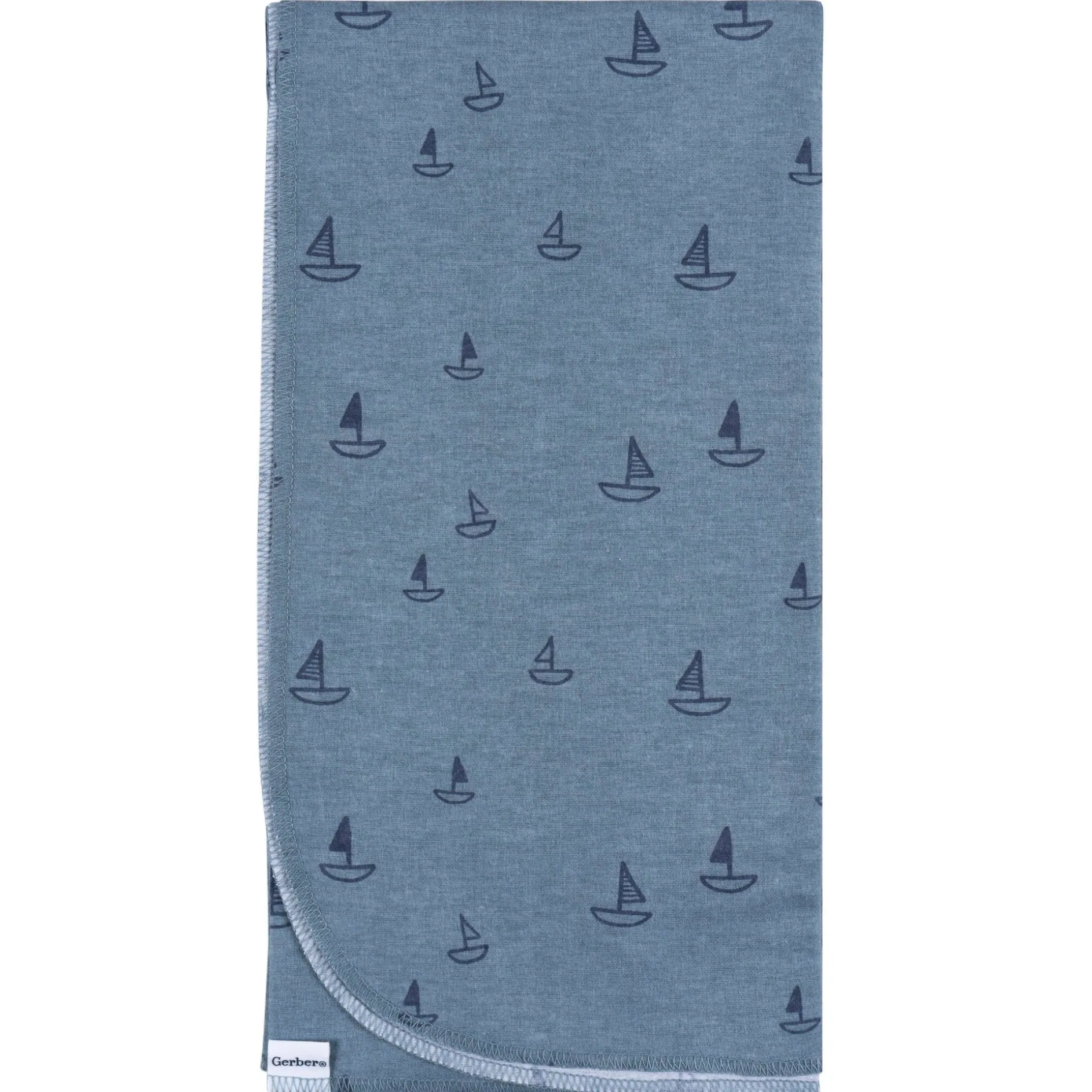 4-Pack Baby Boys Coastal Calm Flannel Blankets