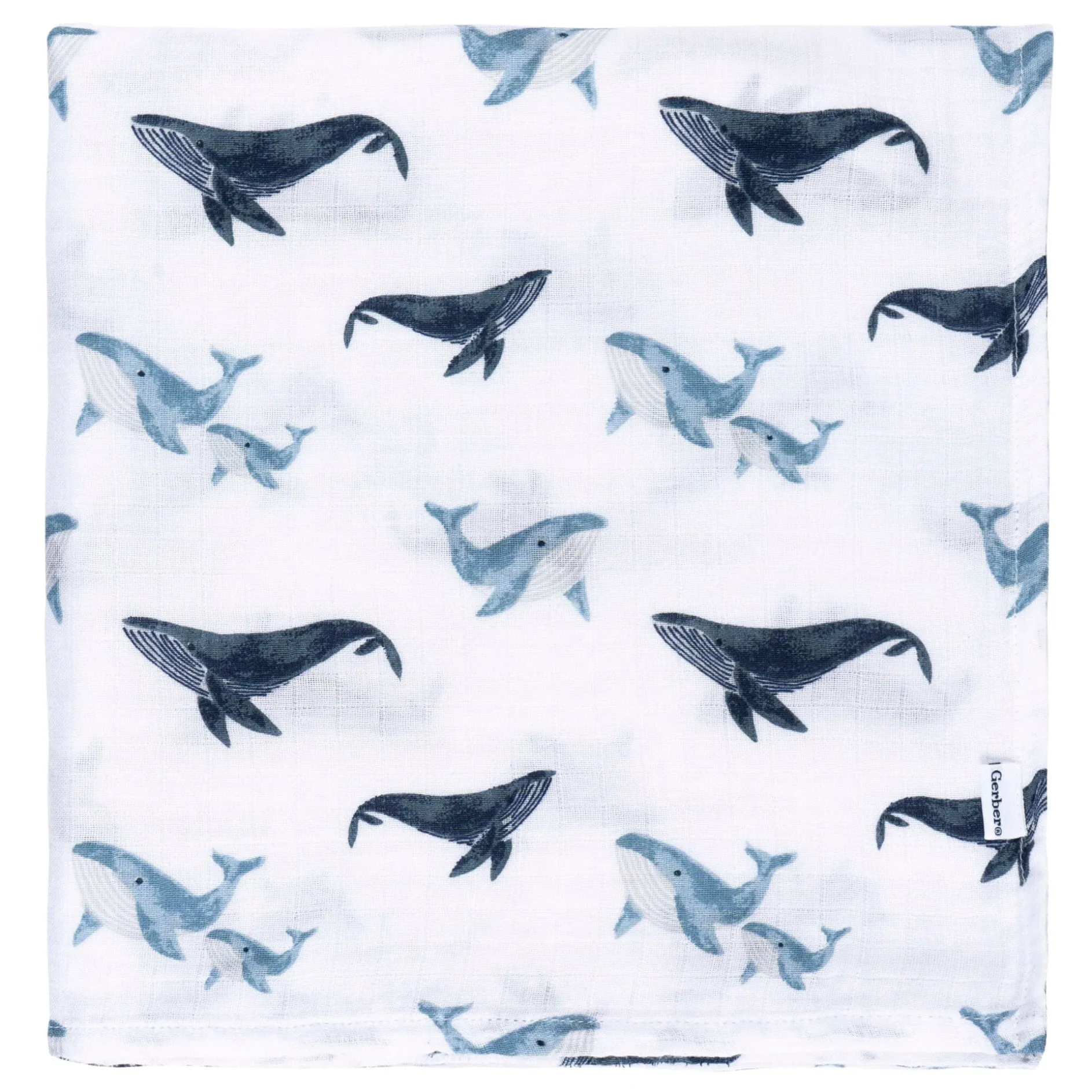 2-Pack Baby Boys Coastal Calm Muslin Blankets