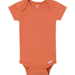 5-Pack Baby Boys Cozy Neutral Short Sleeve Bodysuits