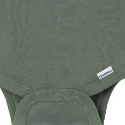 5-Pack Baby Boys Cozy Neutral Short Sleeve Bodysuits