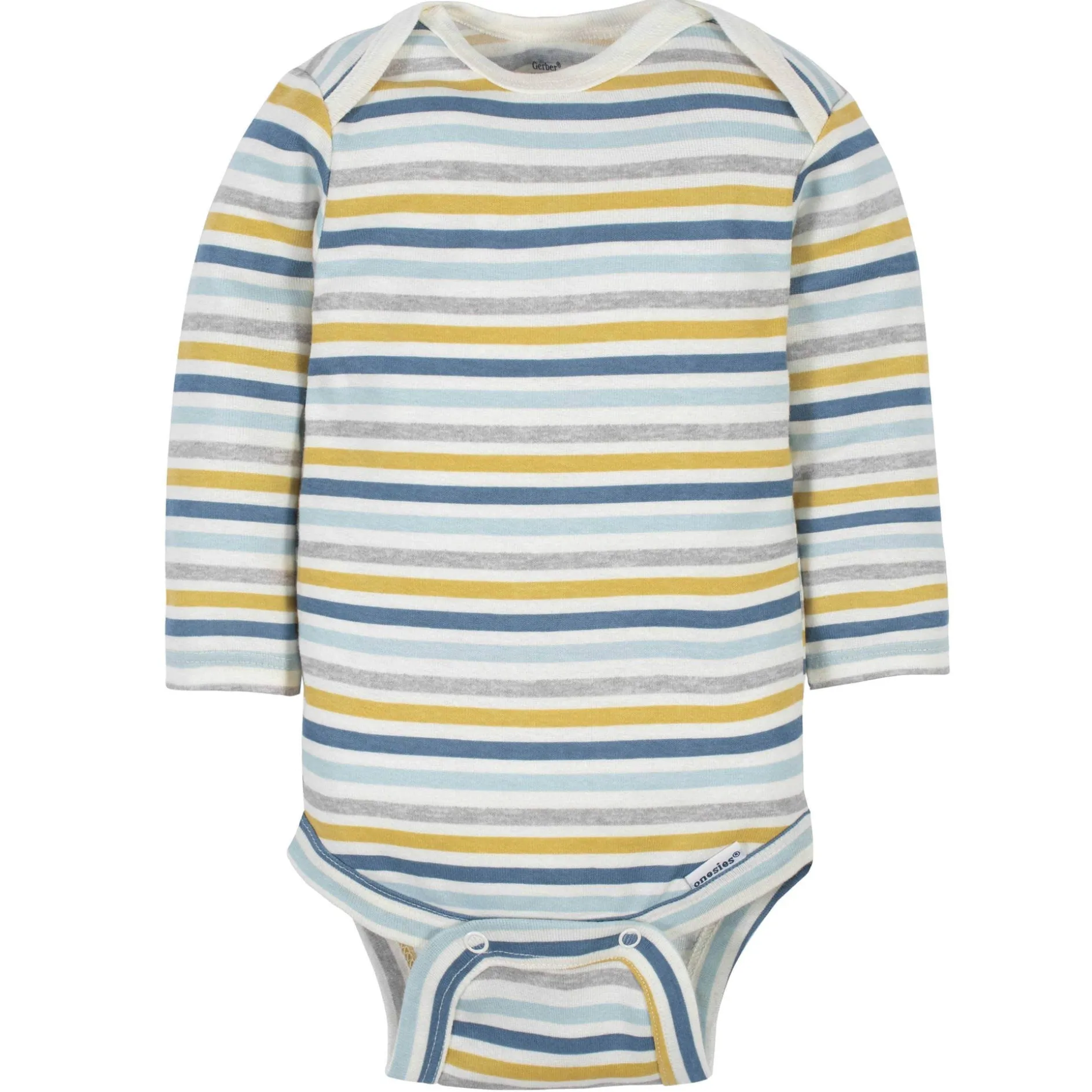 6-Pack Baby Boys Dinosaur Long Sleeve Onesies® Bodysuits
