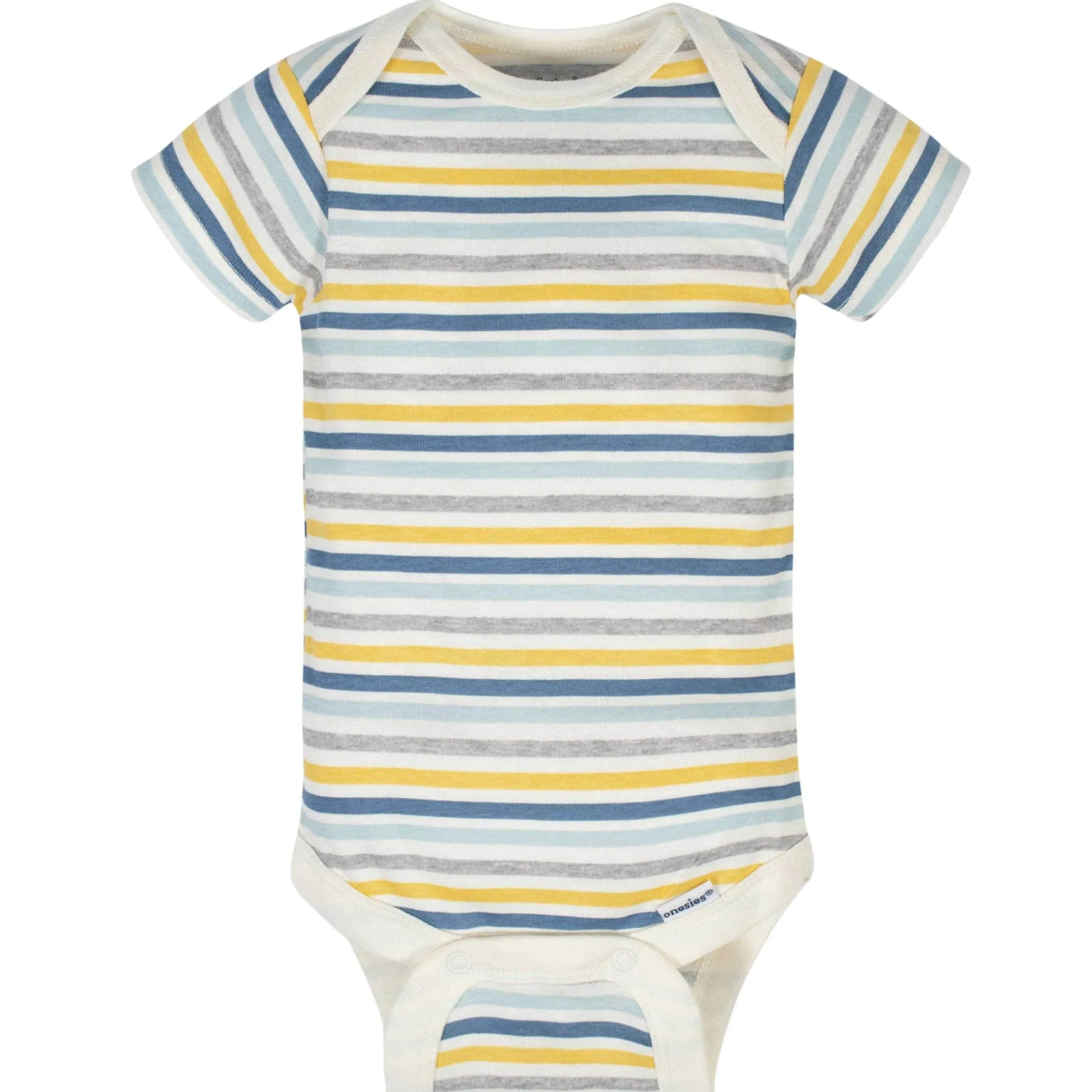 8-Pack Baby Boys Dinosaur Short Sleeve Onesies® Bodysuits
