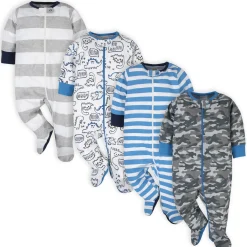 4-Pack Baby Boys Dino Sleep 'N Plays