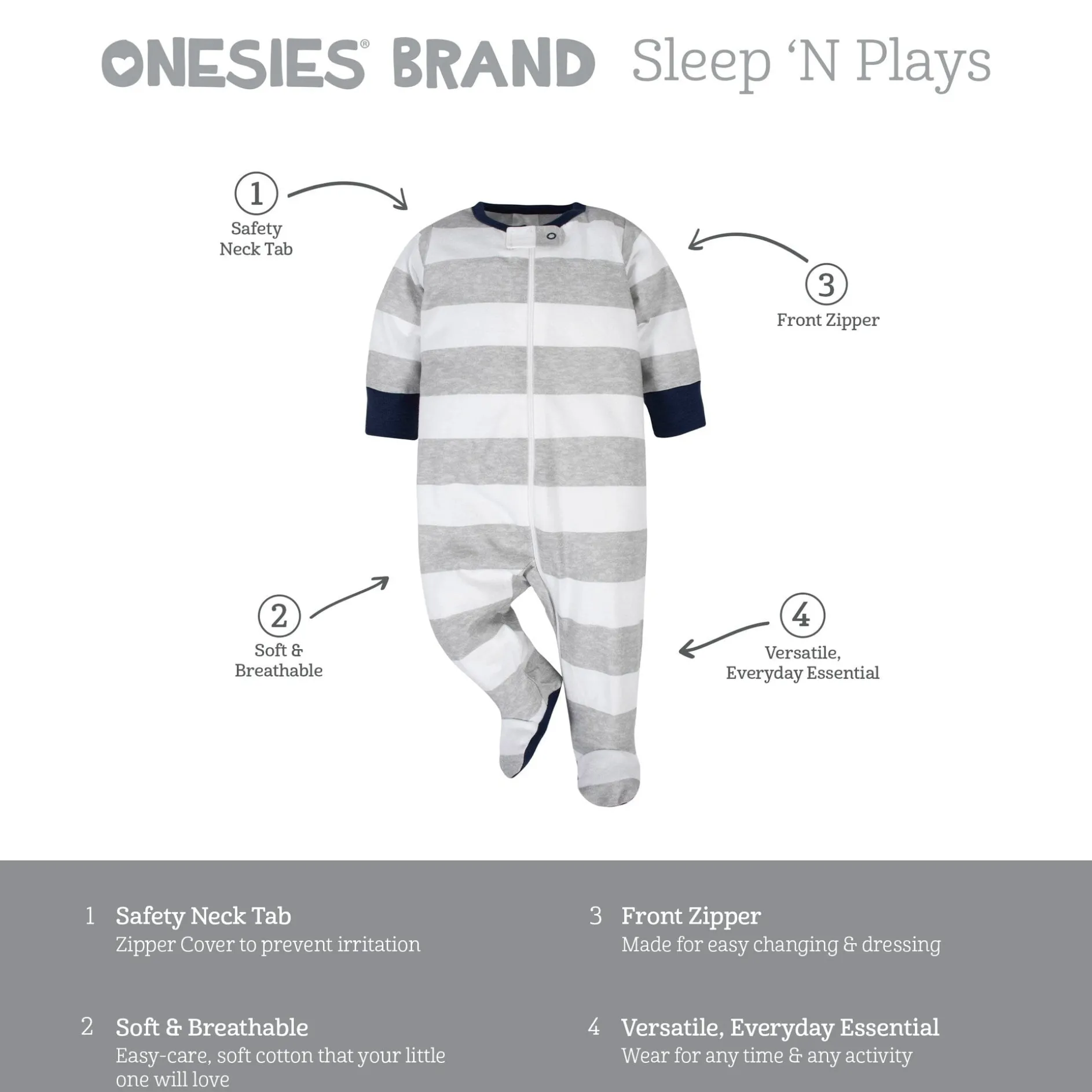 4-Pack Baby Boys Dino Sleep 'N Plays