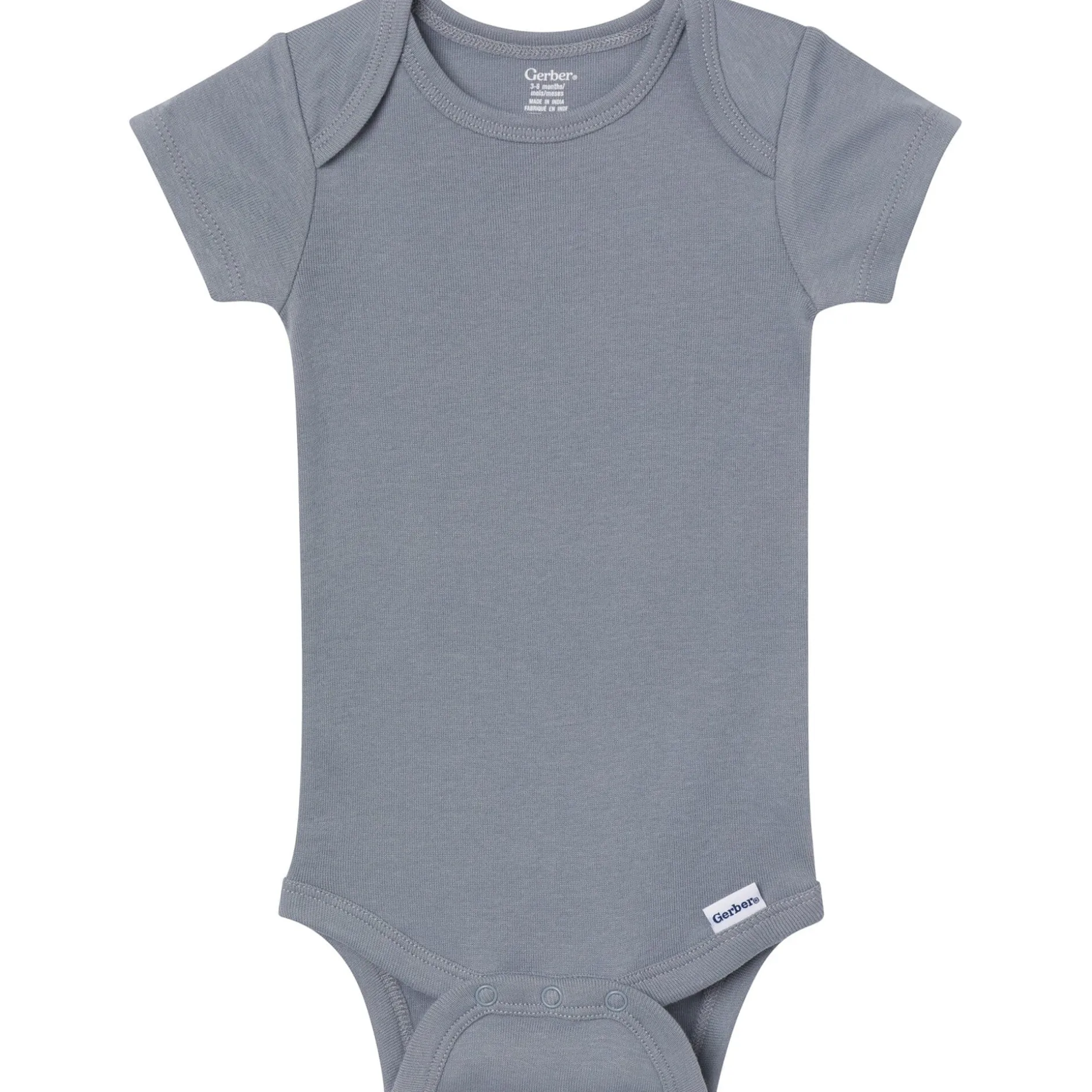 8-Pack Baby Boys Earth Rainbow Short Sleeve Bodysuits