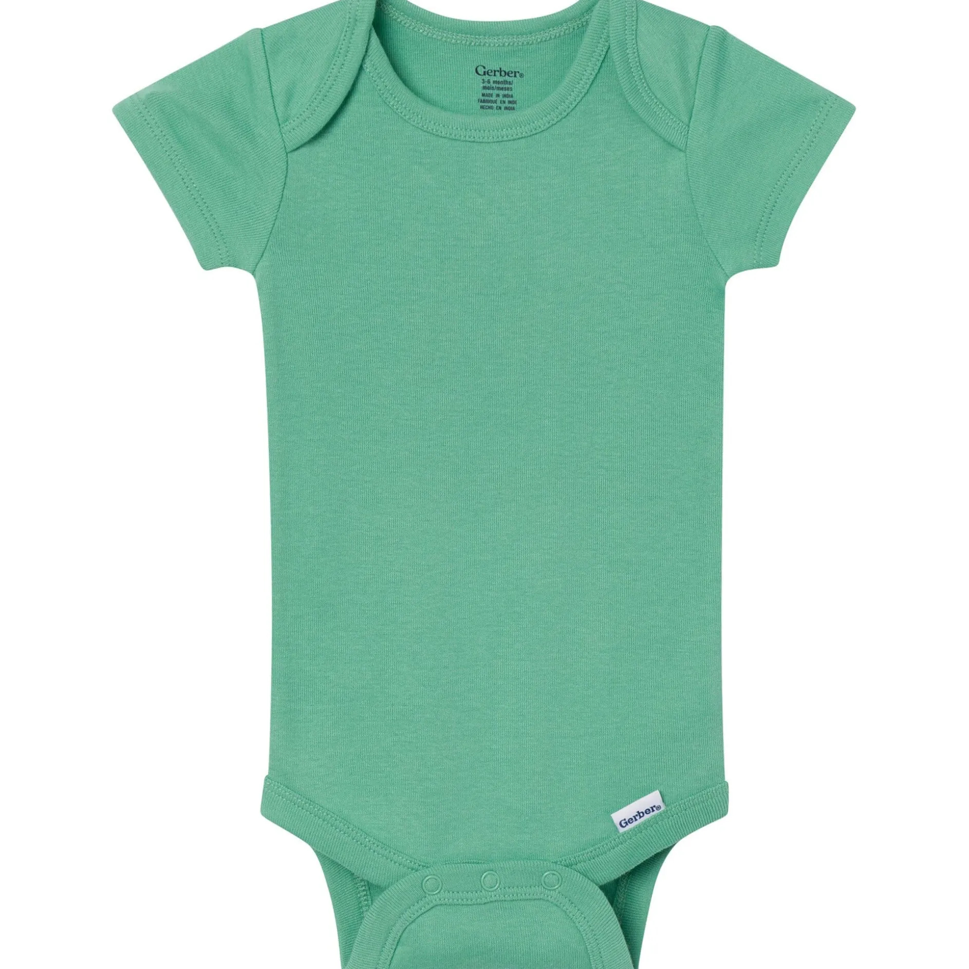 8-Pack Baby Boys Earth Rainbow Short Sleeve Bodysuits