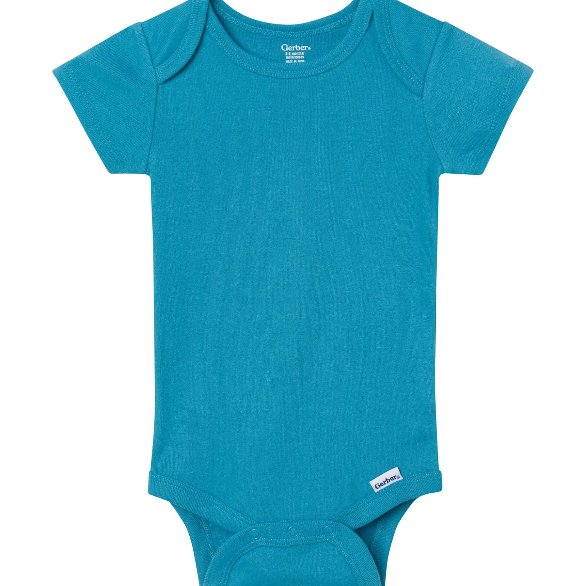 8-Pack Baby Boys Earth Rainbow Short Sleeve Bodysuits