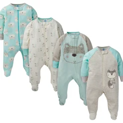 4-Pack Baby Boys Fox Sleep 'N Plays