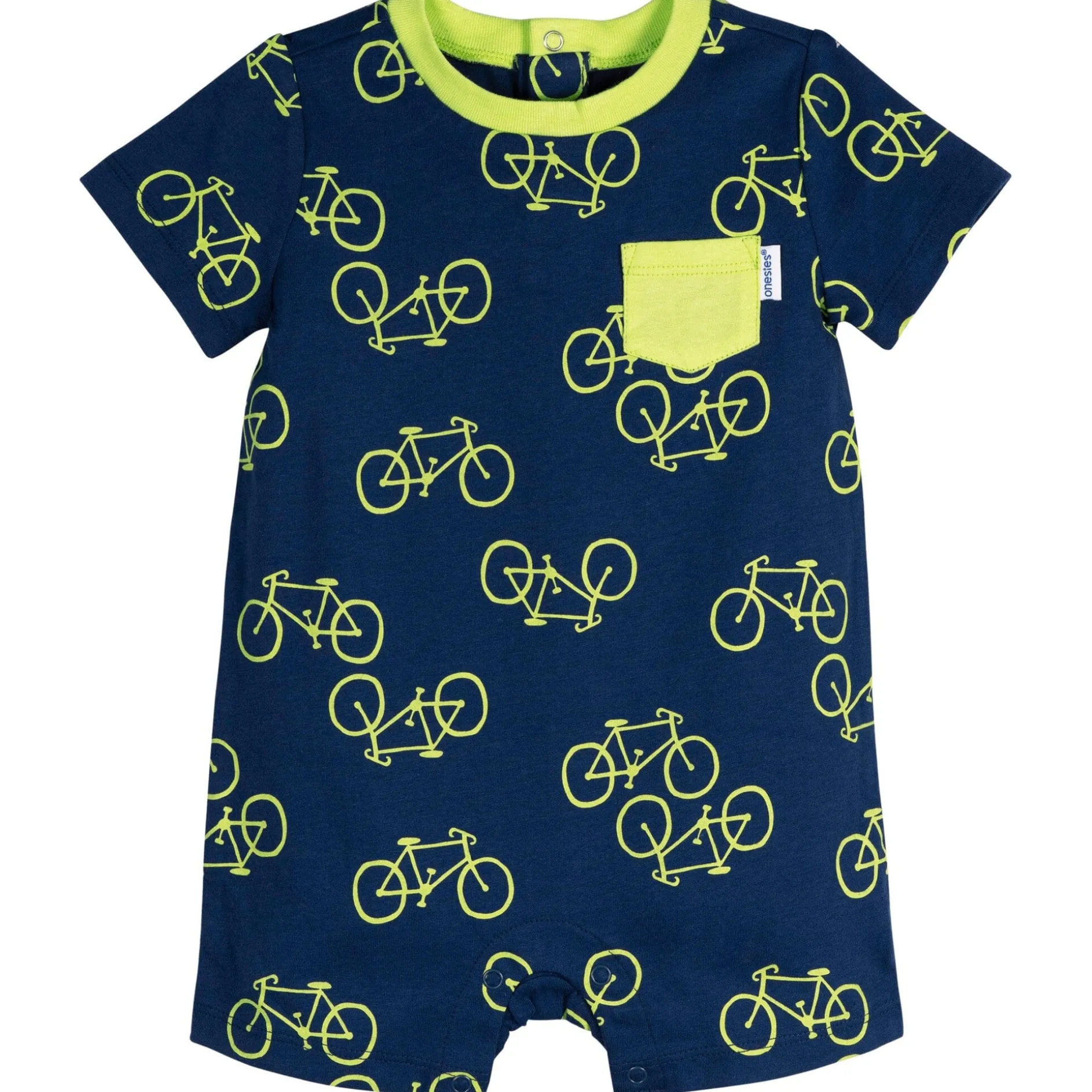 3-Pack Baby Boys Fun Rompers