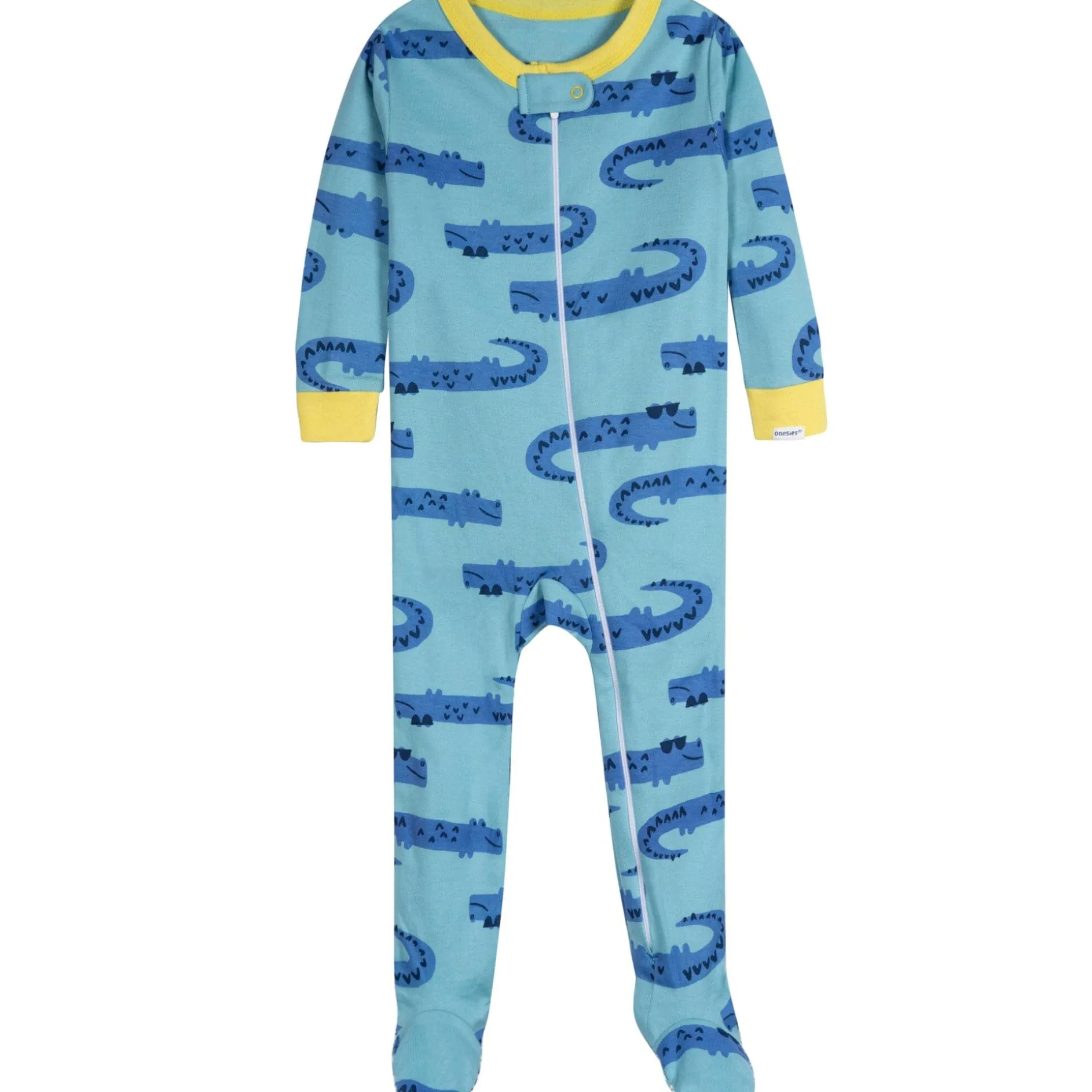 4-Pack Baby Boys Gators Snug Fit Footed Pajamas