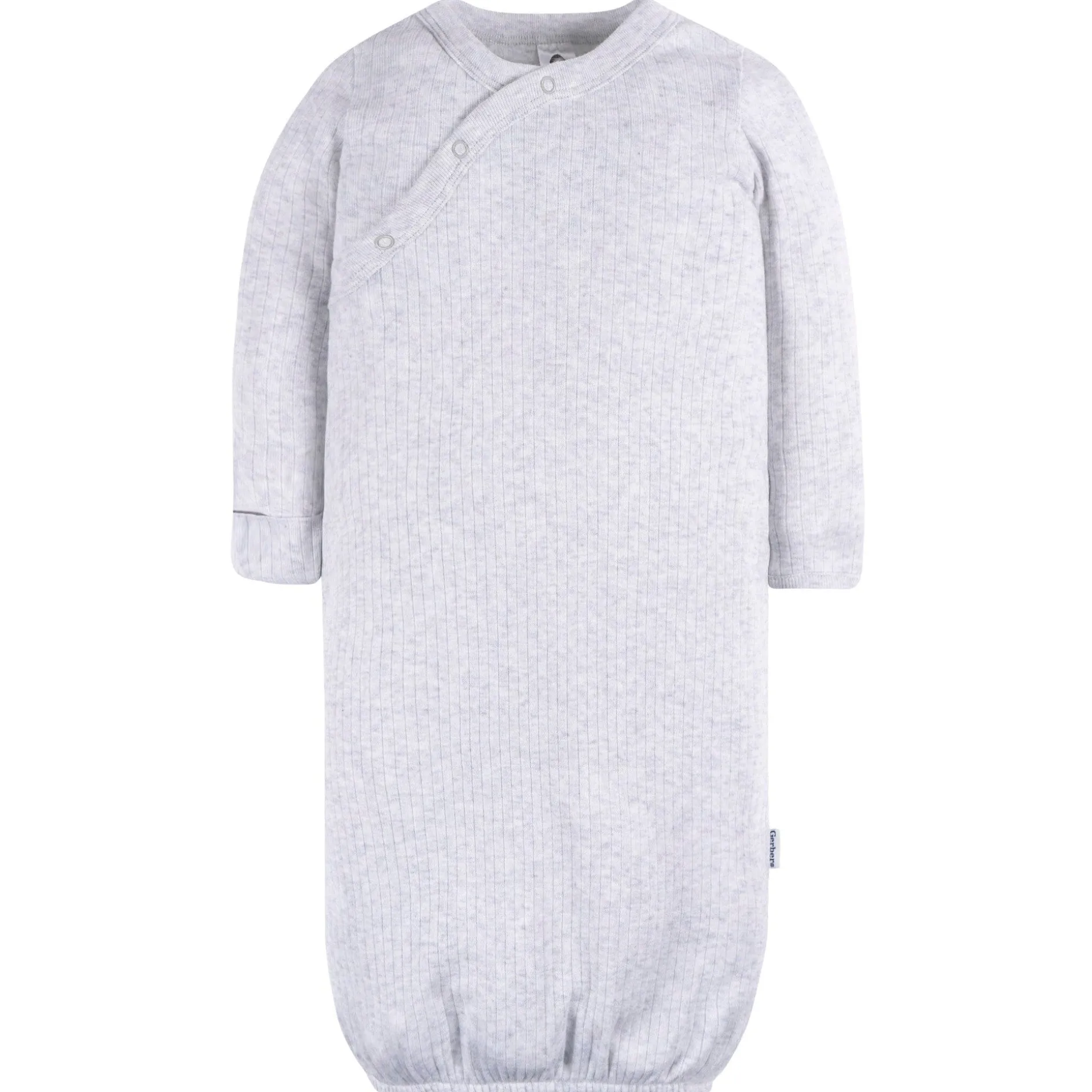 4-Pack Baby Boys Grey Coastal Gowns