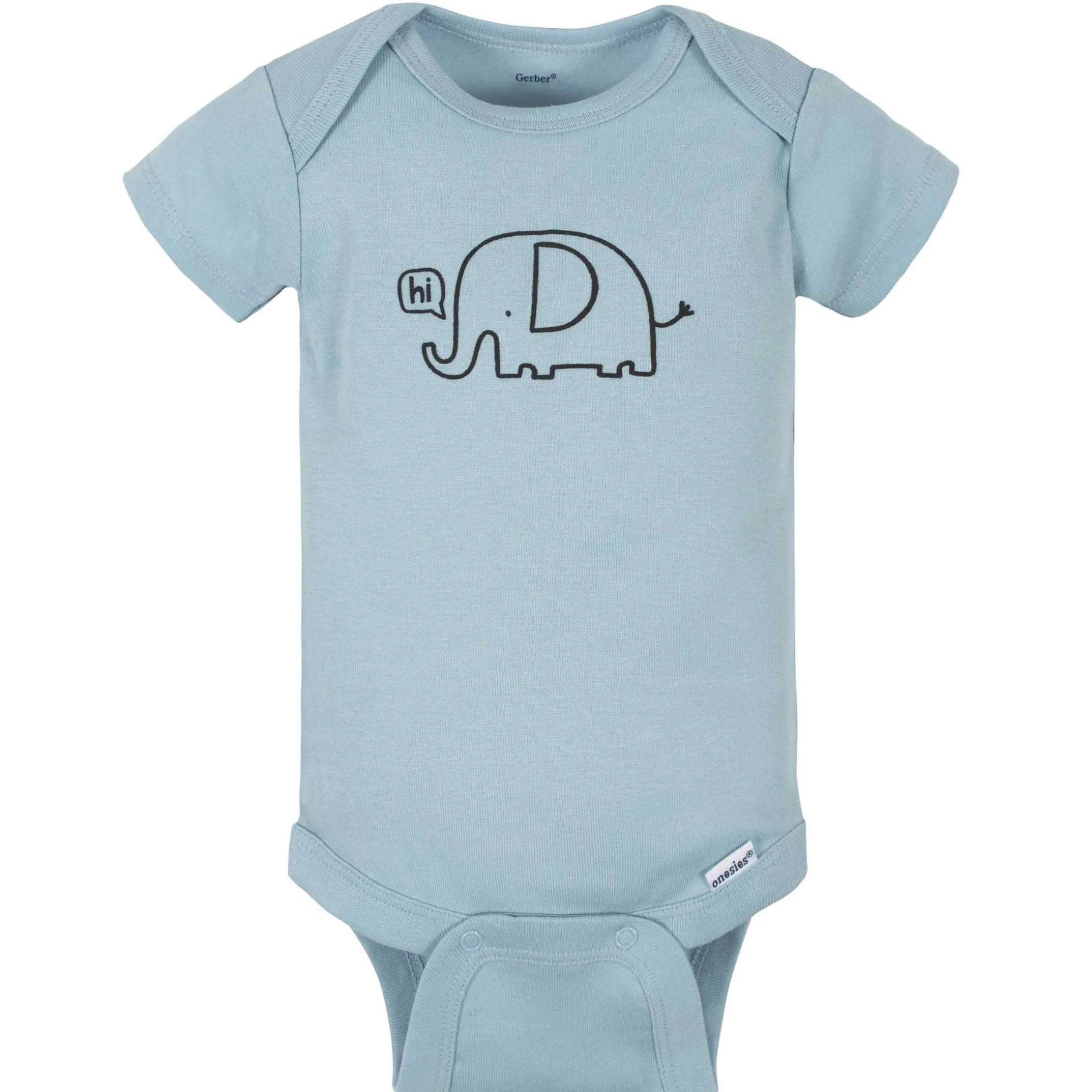 8-Pack Baby Boys Jungle Short Sleeve Onesies® Bodysuits