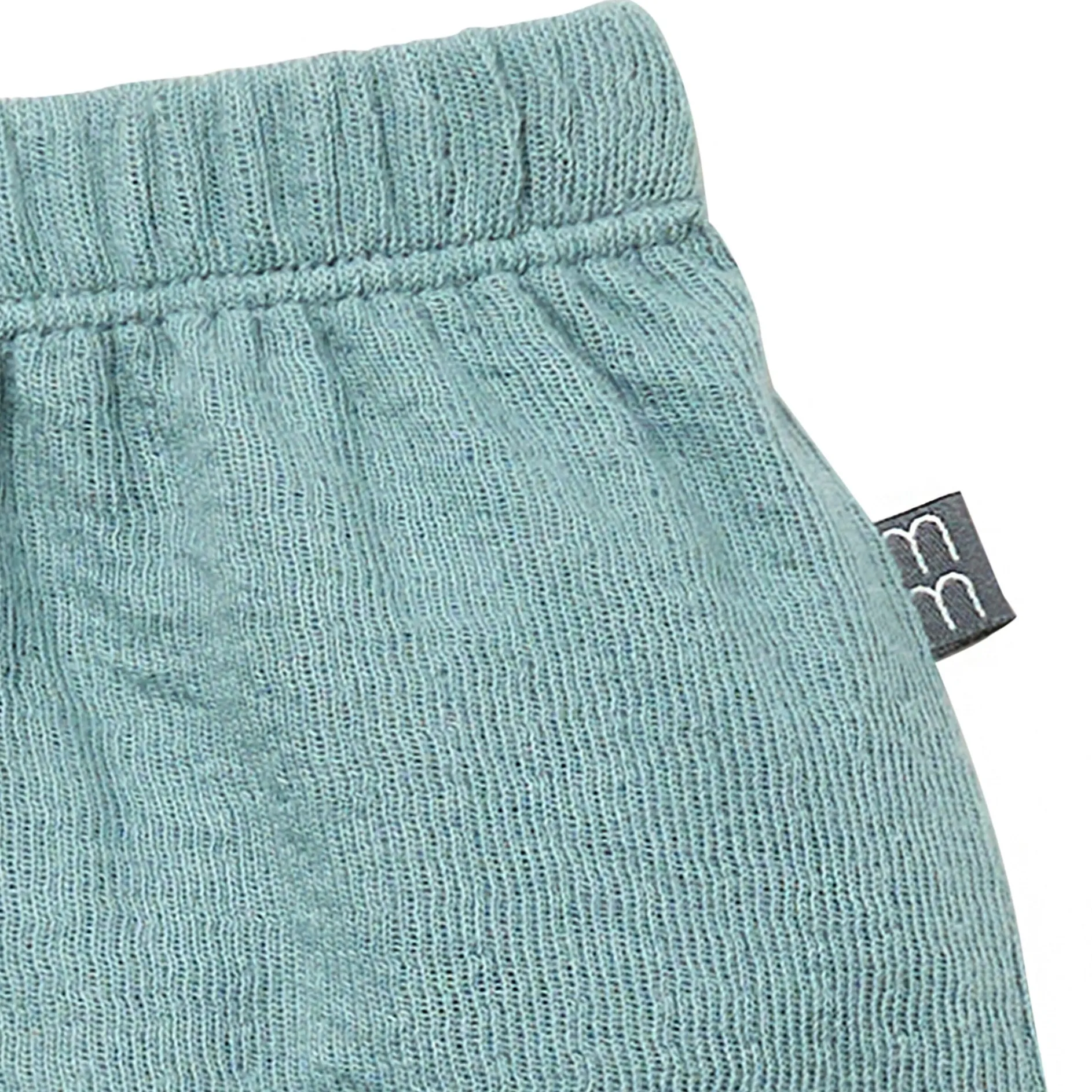 2-Pack Baby Boys Light Beige Stripe & Teal Harem Pants