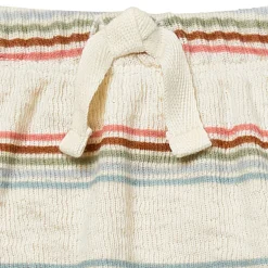 2-Pack Baby Boys Light Beige Stripe & Teal Harem Pants