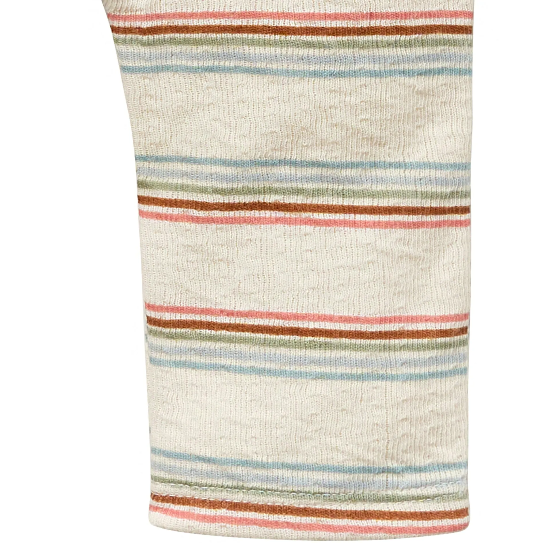 2-Pack Baby Boys Light Beige Stripe & Teal Harem Pants