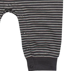 2-Pack Baby Boys Light Gray Tie Dye & Striped Raglan Sleeve Romper