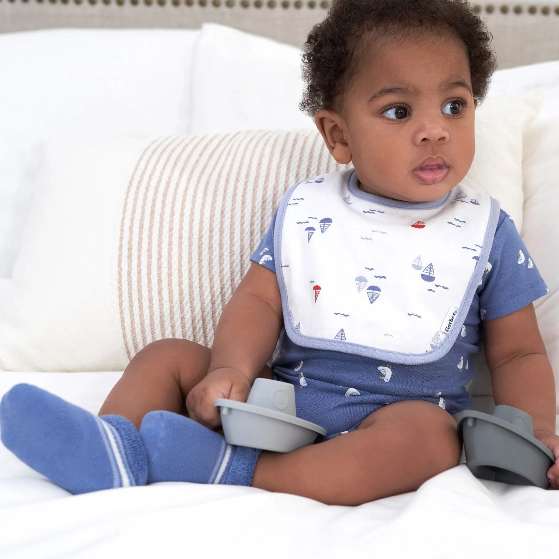 2-Pack Baby Boys Little Lighthouse Terry Socks