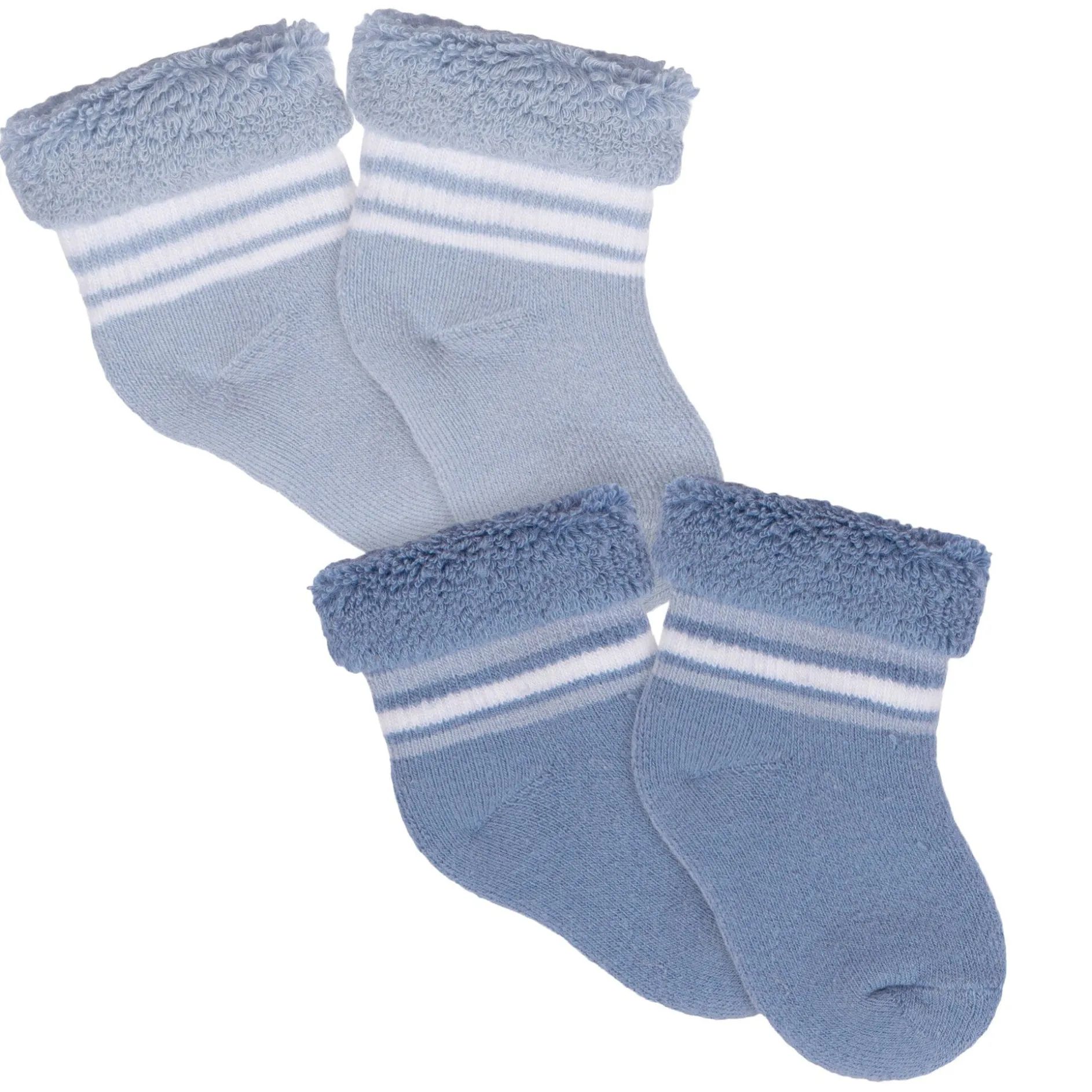2-Pack Baby Boys Little Lighthouse Terry Socks
