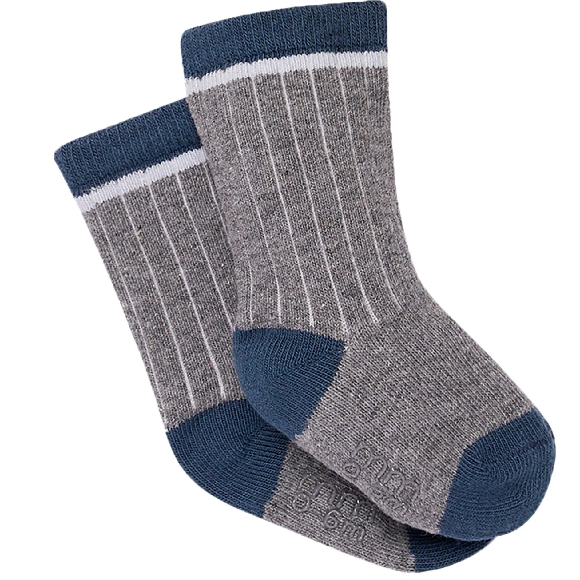 3-Pack Baby Boys Neutral Colorblock Socks