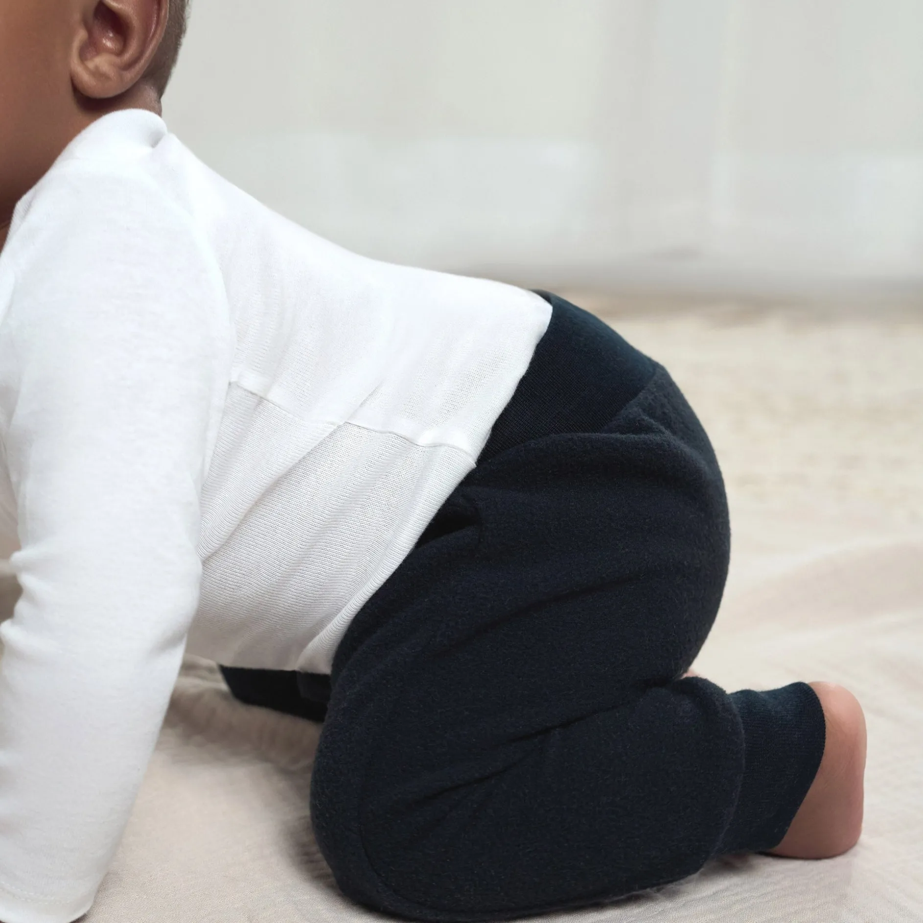 4-Pack Baby Boys Oatmeal Heather Fleece Pants