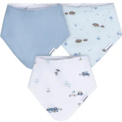 3-Pack Baby Boys Road Trip Bandana Bib