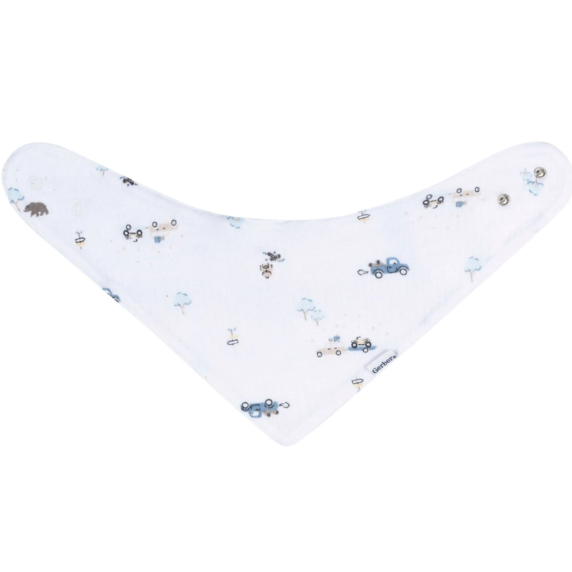 3-Pack Baby Boys Road Trip Bandana Bib